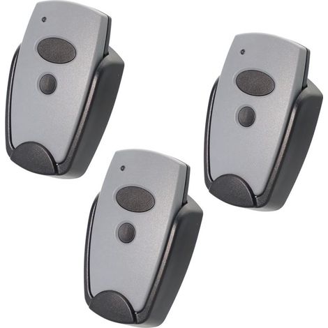 Torfernbedienung – 868 Mhz – 2 Kanäle – Kompatibel Mit Tor- Und Garagentorsystemen – 3er-pack