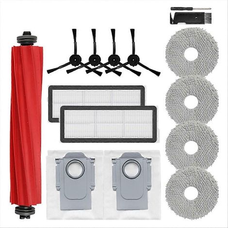 Für Qrevo Pro/qrevo Maxv/qrevo S Staubsauger: Abnehmbare Hauptbürsten, Seitenbürsten, Wischköpfe, Hepa-filter, Staubbeutel