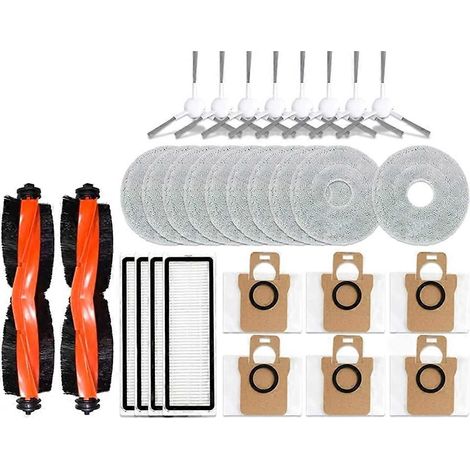 Für Den Xiaomi X20+/x20 Plus Saugroboter: Hauptbürste, Seitenbürste, Hepa-filter, Wischmopp, Staubbeutel