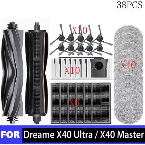 Für X40 Ultra/x40 Pro Gummi-saugroboter: Hauptteile Oder Scherbürsten-waschbeutel-staubfilter