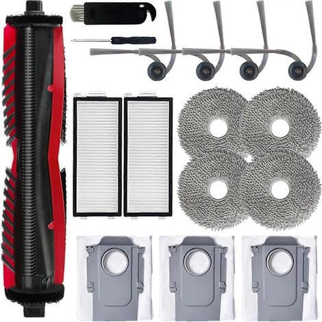 Set Kompatibel Mit Dem Saugroboter Saros Z70, Inklusive Haupt- Und Seitenbürsten, Filtern, Wischpads Und Staubbeuteln.