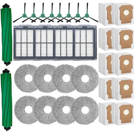 Für Irobot Roomba Plus 405/505 Combo Saugroboter: Haupteinheit, Seitenbürsten, Wischmopps, Filter, Staubbeutel