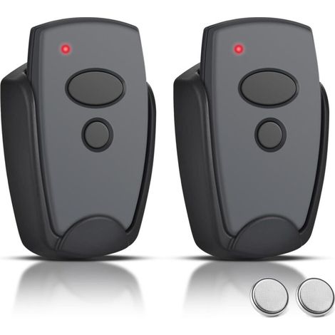 2-kanal-fernbedienung Für Garagentore – Kompatibel Mit Marantec D302/d304/d382/d384/d323 – Frequenz 868,3 Mhz – 2er-pack