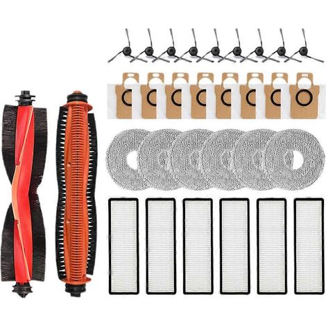 Für Xiaomi Mijia Saugroboter 5 Pro Hauptbürste Kantenreinigungsbürste Staubbeutel Filter Wischtuch