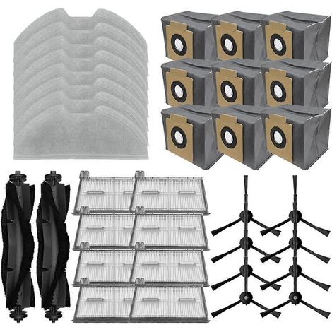 Ersatzteile Für X8 Pro/x8 Pro Saugroboter: Hauptbürste, Seitenbürste, Filter, Staubbeutel Und Wischmopp