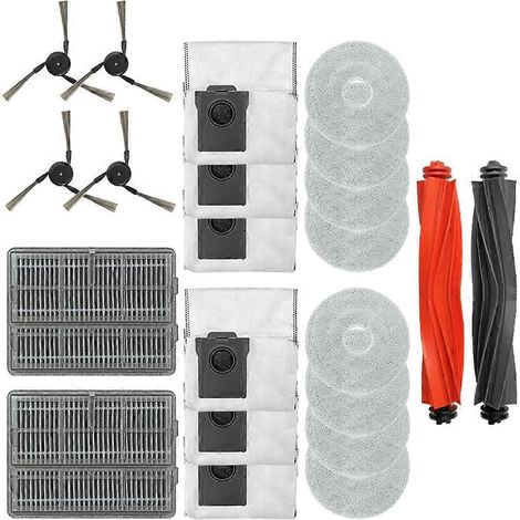 Für Dreame X40 Pro Ultra Hauptteile Walze Seitenbürste Hepa-filter Wischmopp Staubbeutel Zubehör