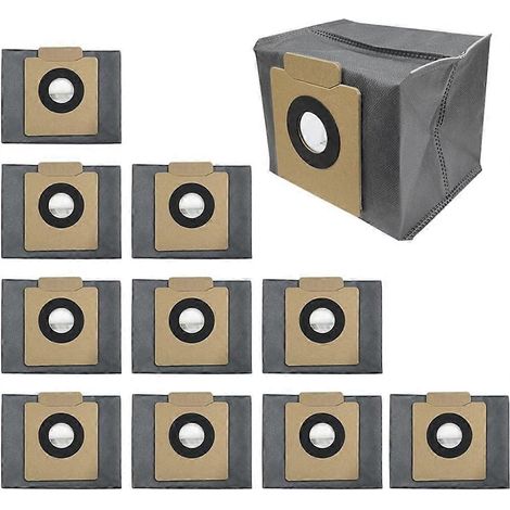 10er-pack X8 Pro Staubbeutel Für Eufy X8/x10 Pro Saugroboter, Ersatzbeutel Mit Großem Fassungsvermögen