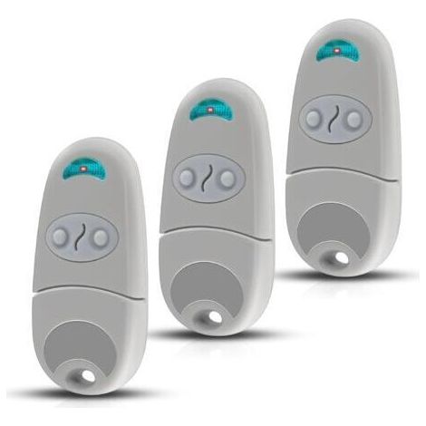 433,92 Mhz Torfernbedienung – Kompatibel Mit T0p432na – 2 Kanäle, 3 Fernbedienungen – Für Garagentore Und Automatische Tore – Karteo