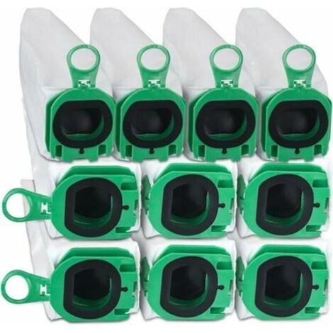 Packung Mit 10 Kompatiblen Staubbeuteln Für Vorwerk Kobold Vb100/fp100, Ersatzbeutelset Für Staubsauger
