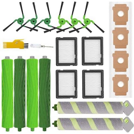 22 Für Irobot Roomba Max 705 Combo/706 Combo Saugroboter Bürste Staubbeutel Filter Walze Wischmopp