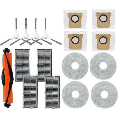 Zubehör Für Xiaomi Mijia M30s D103cn: Haupt-/seitenbürsten, Hepa-filter, Wischmopp, Staubbeutel