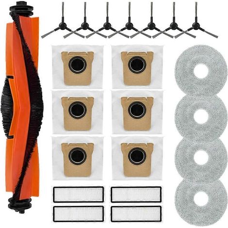 Für Xiaomi X20 Pro, X20 Max Staubsauger: Haupt-/seitenbürsten, Hepa-filter, Wischmopp, Staubbeutel