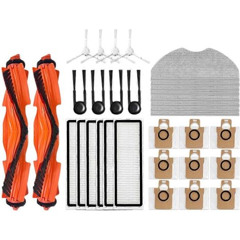 Set Für Xiaomi H40/ov51 Saugroboter: Haupt-/seitenbürsten, Wischmopp, Hepa-filter, Staubbeutel, Ersatzteile