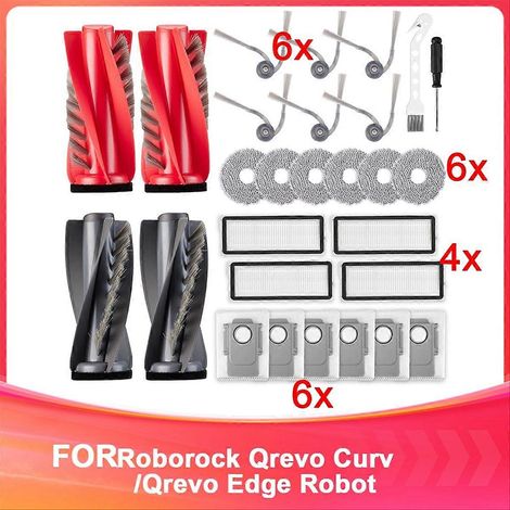 Zubehör Für Qrevo Curv/qrevo Edge Staubsauger: Ersatz-hauptbürsten, Staubbeutel, Wischmopps, Filter