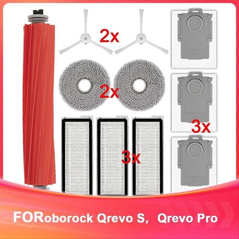 Ersatzteile Für Die Saugroboter Qrevo S, Qrevo Pro, Qrevo Maxv Und Qrevo Plus: Walzenbürsten, Staubbeutel, Filter Und Reinigungsmittel.