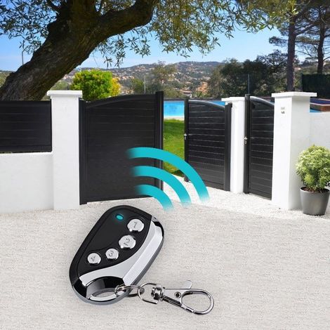 Universelle Fernbedienung 433,92 Mhz – Kopiert Bis Zu 4 Fernbedienungen – 100 M Reichweite – Batteriebetrieben (batterien Enthalten) – Shop-story
