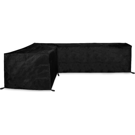 Garten-ecksofa-überzug 250x250x90 Cm, Höhe: 70 Cm – Wasserdicht, Uv- Und Frostbeständig – Mehrlagiger Schutz