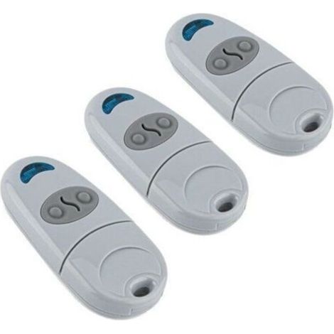 3er-pack Garagentor-fernbedienungen – 433,92 Mhz – Kompatibel Mit Came Top 432na, 432ev, 432m, 432s Und T432 Empfängern – Abmessungen: 3,2 X 6,8 X 1,3 Cm