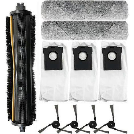 10 Stück Für Dreame Mova Z5/z5 Pro/z50 Ultra Anti-verhedderungsbürste, Walzen-seitenbürste, Wischmopp, Staubbeutel