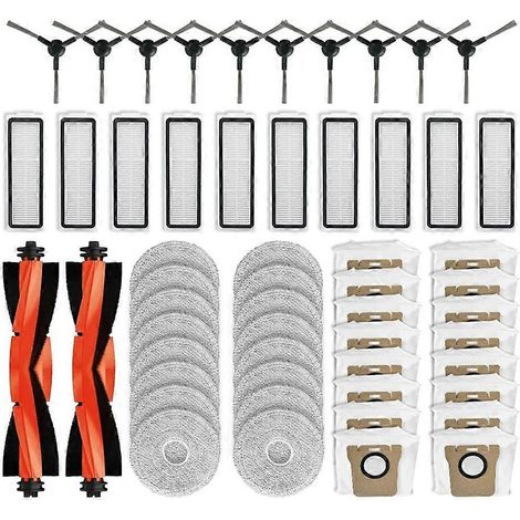 Für Xiaomi Mijia Omni M30 D102 Verbrauchsmaterialien: Haupt-/seitenbürsten, Wischmopp, Staubbeutel, Hepa-filter