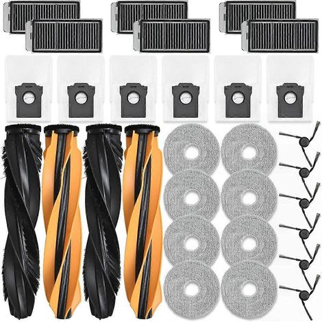 Zubehör Und Ersatzteile Für Den Saugroboter X50 Ultra: Haupt-/seitenbürsten, Hepa-filter, Wischmopp, Staubbeutel
