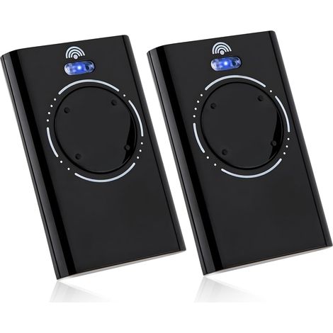 Set Mit 2 Torfernbedienungen, Kompatibel Mit Den Modellen Xt4 868 Slh Lr, Xt4 868 Slh, Xt2 868 Slh Lr Und Xt2 868 Slh, 868 Mhz Frequenz, 4 Kanäle, Schwarz