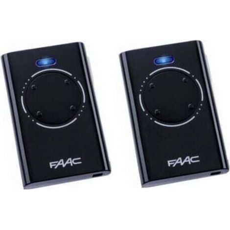 Torfernbedienung – 868,35 Mhz – Kompatibel Mit Faac Xt4 Slh Lr Systemen – Zweikanalig – 2er-pack