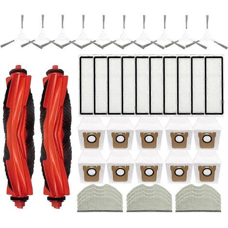 Für Xiaomi Saugroboter H40/ov51 Hauptteile Walze Seitenbürste Hepa-filter Staubbeutel Wischmopp