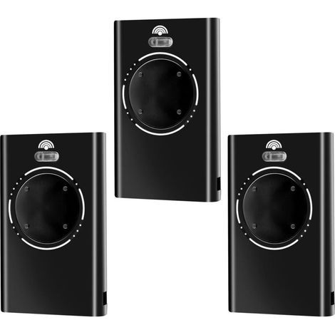 Bardusch 3-teilige 868-mhz-garagentor-fernbedienung, 4-kanal-torfernbedienung Kompatibel Mit Xt4 868 Slh Lr, Xt4 868 Slh, Xt2 868 Slh Lr, Xt2 868 Slh (schwarz)