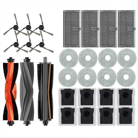 Für Die Hauptbestandteile Der Saugroboter X40 Ultra/x40 Pro: Seitenbürsten, Wischmopps, Hepa-filter, Staubbeutel