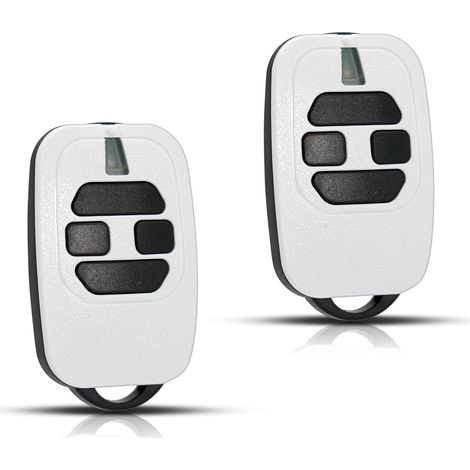 2er-set Fernbedienungen Für Tore – Frequenz 433,92 Mhz – Kompatibel Mit Gti2, Gt4, Genie 273, Gold Und 288 – Für Garagentore Und Einfahrtstore – Schwarz – 8 X 4 X 2 Cm