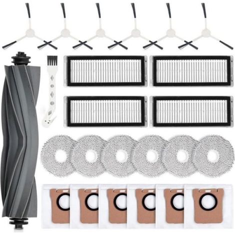 Zubehörset Für Saugroboter – Hauptbürste, Mikrofaserfilter, Staubbeutel – Kompatibel Mit Dreame L20 Und L30 Ultra – 1 Set