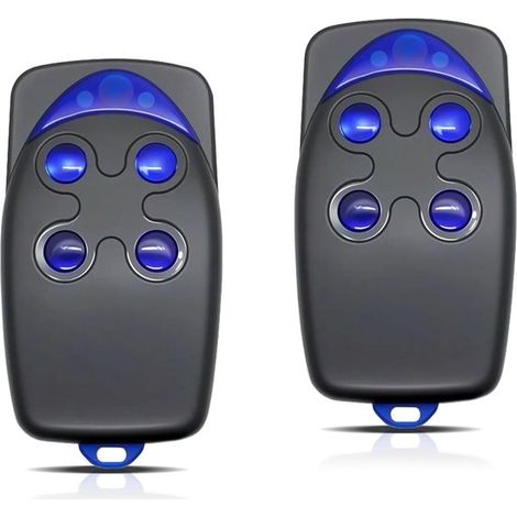 433-mhz-fernbedienung Für Tore, Kompatibel Mit Der 4-kanal-garagentor-fernbedienung Flo4 Rs, 2er-pack, 50 M Reichweite, 150 Ml
