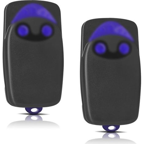 2-teiliges Ersatzfernbedienungsset Für Torantriebe, 433,92 Mhz, 2 Kanäle, Kompatibel Mit Flo1r-s, Flo2r-s, Flo4r-s