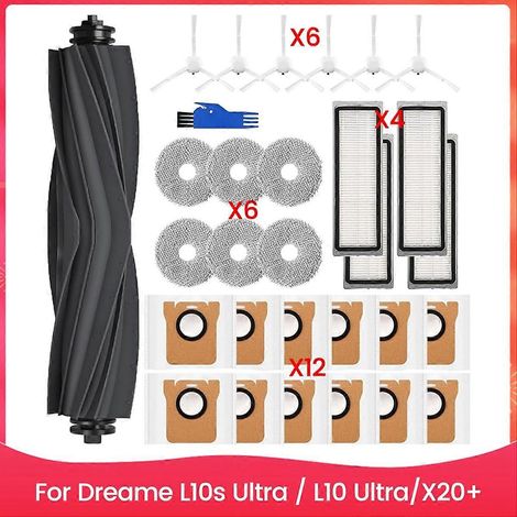 Ersatzteile Für L10s Ultra/l10 Ultra, Zubehör Für X20+, Hauptseitenbürsten, Hepa-filter, Wischmopps, Staubbeutel