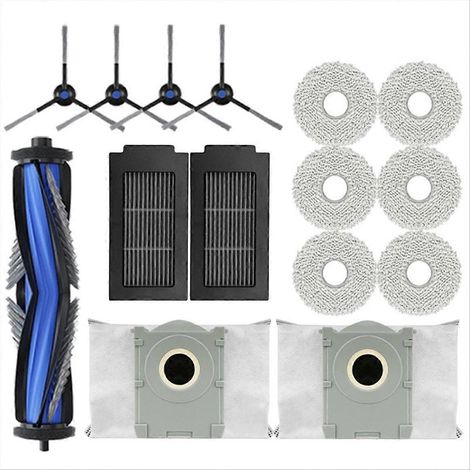Für Den Saugroboter T50 Pro Omni/t50 Omni: Abnehmbare Hauptseitenbürsten, Wischpads, Hepa-filter Und Staubbeutel.