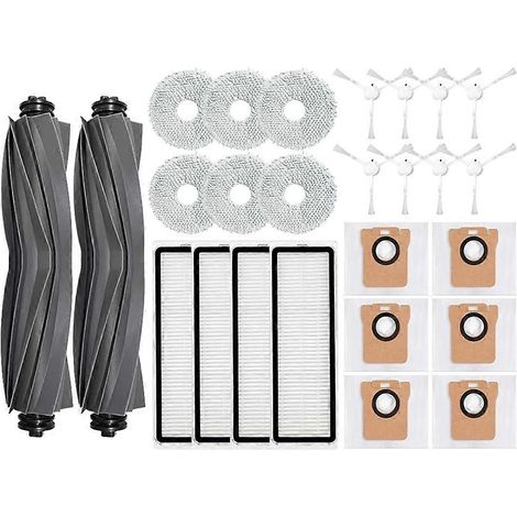 Für Den Xiaomi X10+ X10 Plus B101gl Saugroboter: Haupt-/seitenbürsten, Hepa-filter, Staubbeutel, Wischmopp