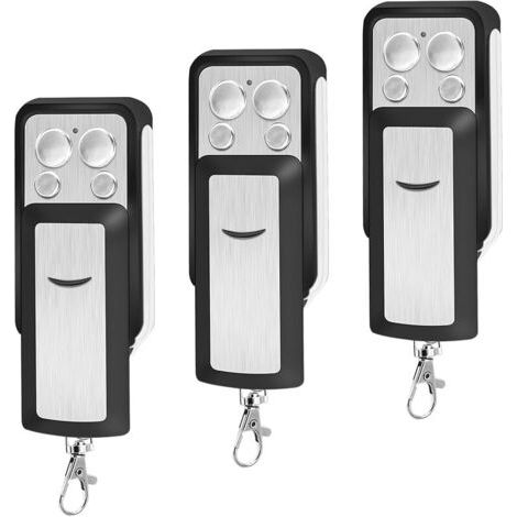 Paar Von 3 Fernbedienungen Für Tor 114253, Kompatibel Mit Avidsen 114253, 104257, 104251