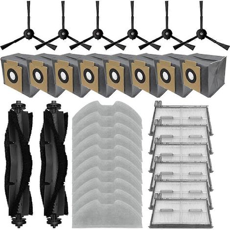 32 Für X8 Pro/x8 Pro Saugroboter Hauptbürste Seitenbürste Und Filter Staubbeutel Wischmopp