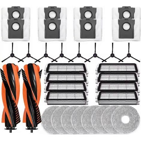 34 Für Cecotec Conga X70 Staubsauger Haupt-/seitenbürsten Hepa-filter Wischmopp Staubbeutel