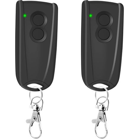 Torfernbedienung Kompatibel Mit Ecostar Rsc2, Rse2, Rsz1, Liftronic 500, 700, 800, 433mhz Tor- Und Garagentorfernbedienungen, Schwarz, 2er-pack
