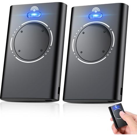 868-mhz-torfernbedienung, Kompatibel Mit Xt2 868 Slh Lr, Xt4 868 Slh Lr, 4-kanal-garagentorfernbedienung (2er-pack) – Chrom