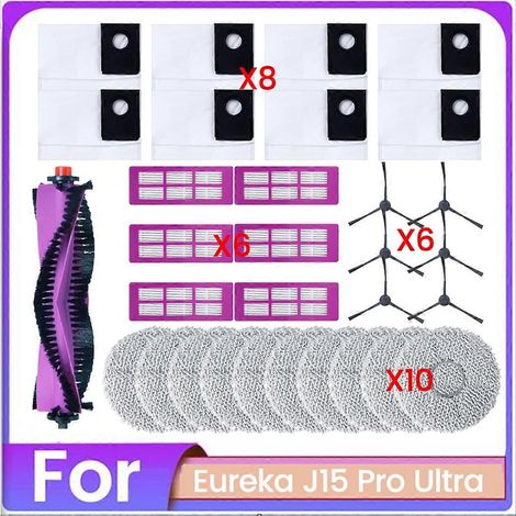 31-teiliges Set Für Den Staubsauger J15 Pro Ultra: Haupt-/seitenbürsten, Hepa-filter, Wischmopp, Staubbeutel