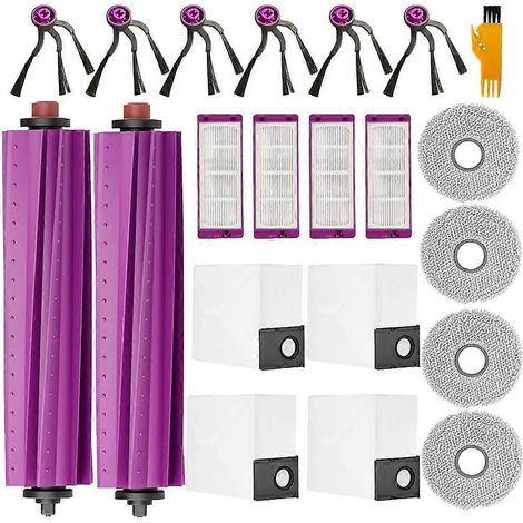 21 Haupt-/seitenbürsten, Wischpads, Filter Und Staubbeutel Für Den Selbstentleerenden Saugroboter Eureka J15 Evo Ultra