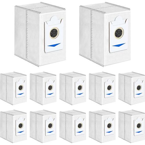 12 Große Staubbeutel Mit 3,4 L Fassungsvermögen Für Ecovacs Deebot T30 Pro Omni Und T30 Omni Saugroboter
