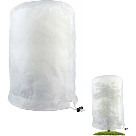 Winterliche Pflanzenabdeckung – Atmungsaktives Vlies – Frostschutz – 140 X 200 Cm Für Töpfe Und Pflanzen