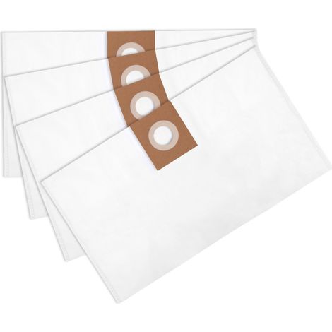 Synthetische Staubbeutel Für Nass- Und Trockensauger – 4er-pack – Abmessungen 480 X 240 Mm – Zum Trockensaugen
