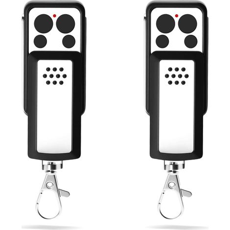 Set Mit 2 Torfernbedienungen (433,92 Mhz) – Kompatibel Mit 114253, Old 104250, Red 104257, 104251, 104350 – 4 Kanäle, Schiebetor-design