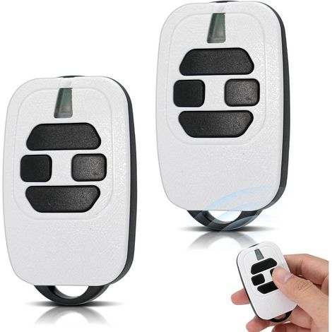 433,92 Mhz Torfernbedienung, Kompatibel Mit Gti2/4, Gt2/4, Mio Tr2/4, Mio Tr2n/4n, Garagentoröffner, Weiß (2er-pack)