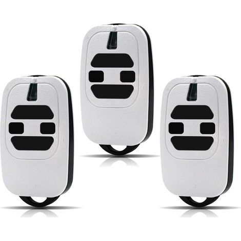 (3er-pack) 433,92-mhz-torfernbedienung, Kompatibel Mit Dea Gti2/4, Gt2/4, Mio Tr2/4, Mio Tr2n/4n Garagentorfernbedienungen – Chrom
